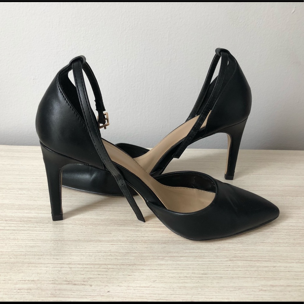 **VEGAN Forever 21 3” black heels